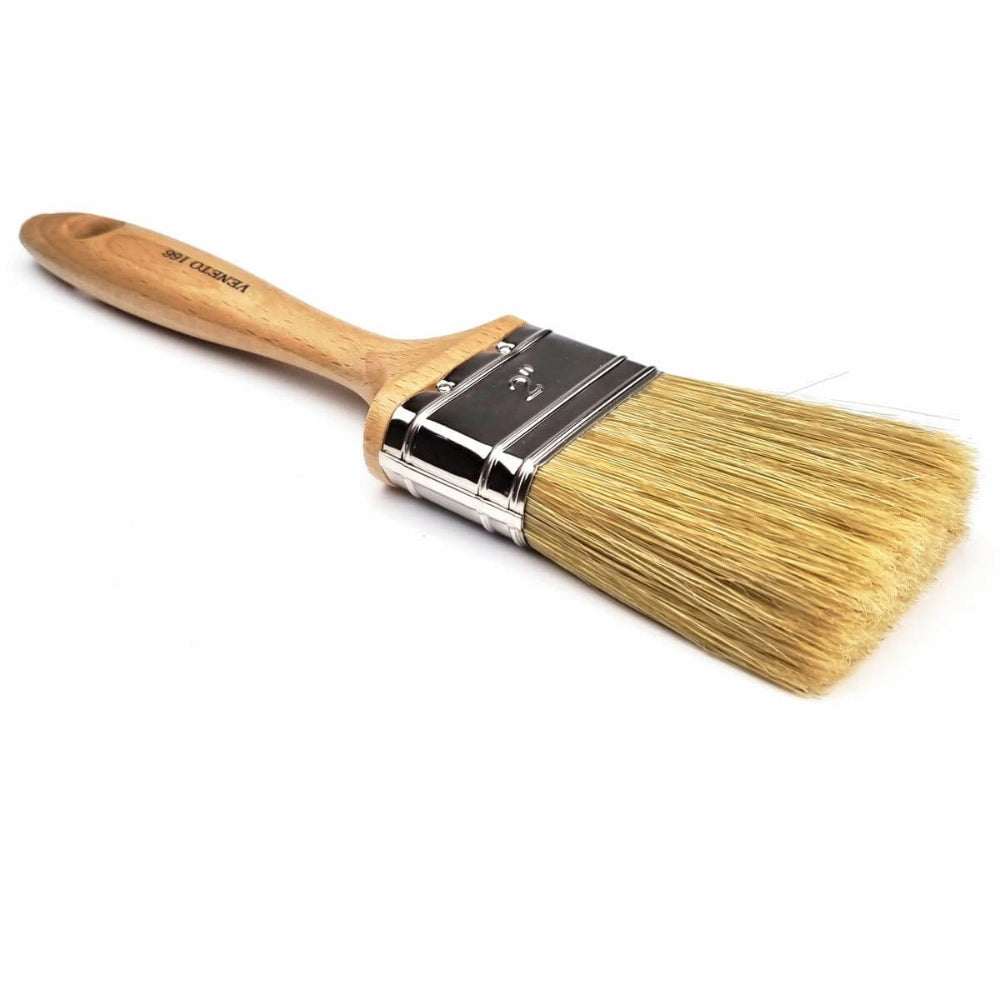 Flat mjuk anstrykare av ljust svinborst