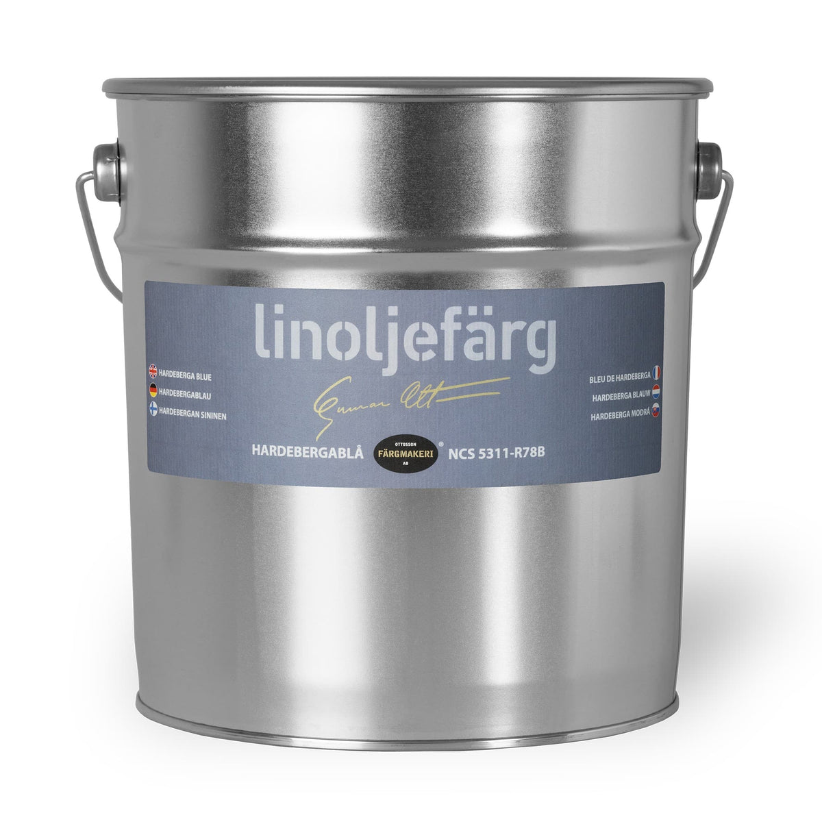 Ottosson linoljefärg - Hardebergablå