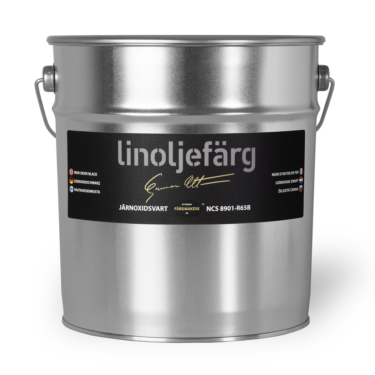 Ottosson linoljefärg - 1A-4950 Järnoxidsvart