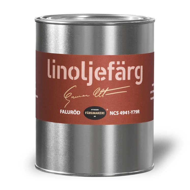Ottosson linoljefärg - Faluröd