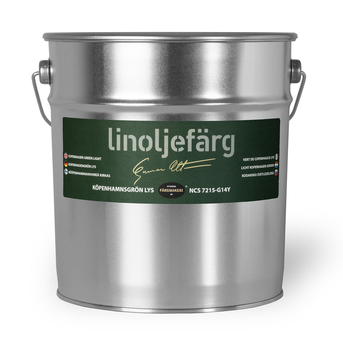 Ottosson linoljefärg - Köpenhamnsgrön LYS