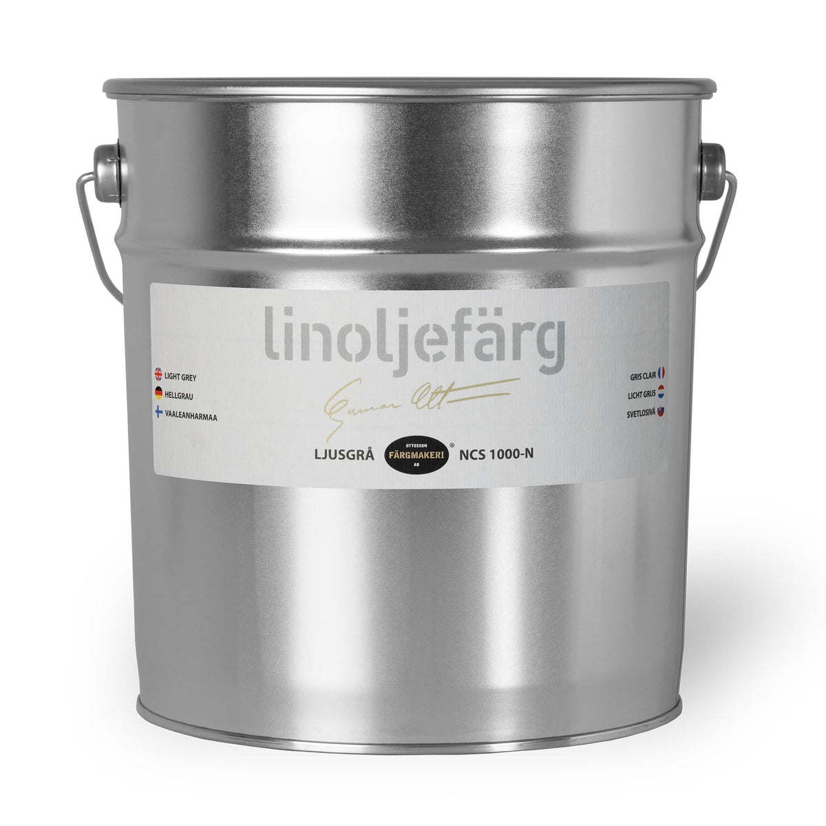 Ottosson linoljefärg - Ljusgrå