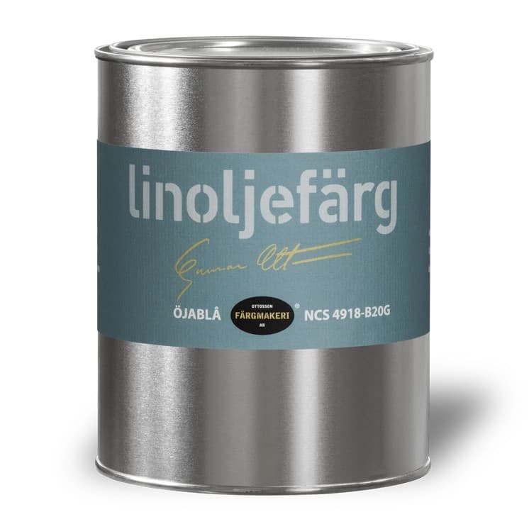 Ottosson linoljefärg - Öjablå