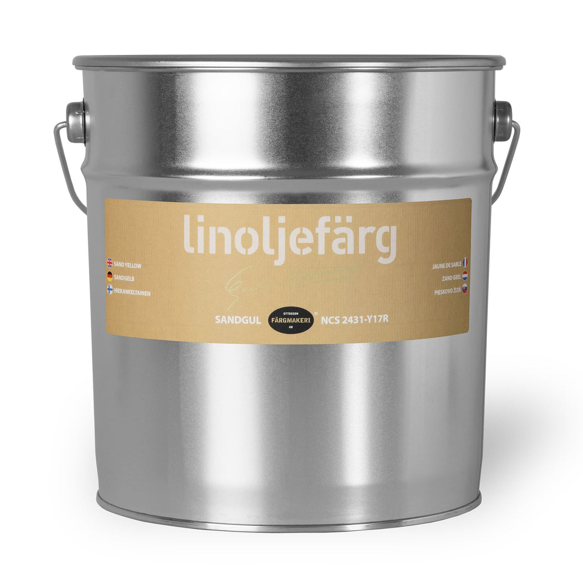 Ottosson linoljefärg - Sandgul