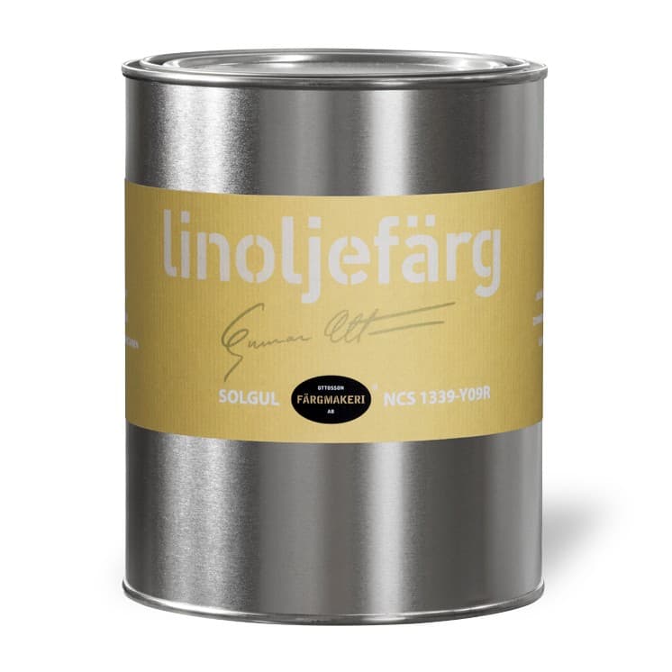 Ottosson linoljefärg - Solgul