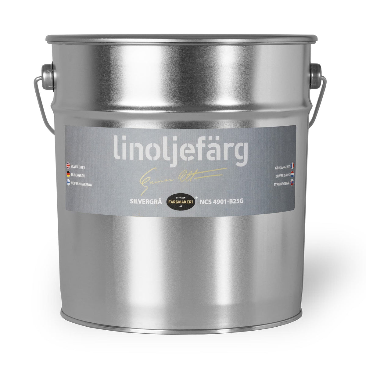 Ottosson linoljefärg - Silvergrå