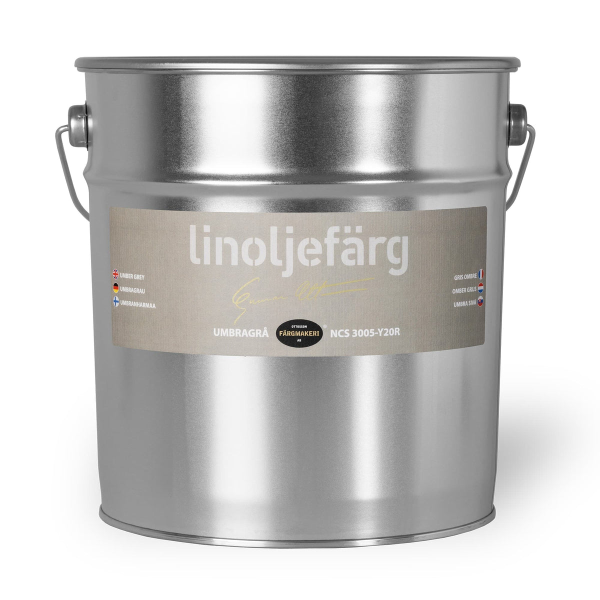 Ottosson linoljefärg - Umbragrå