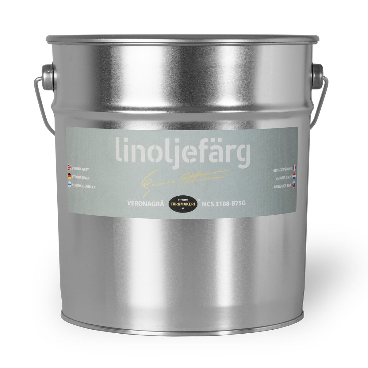 Ottosson linoljefärg - Veronagrå