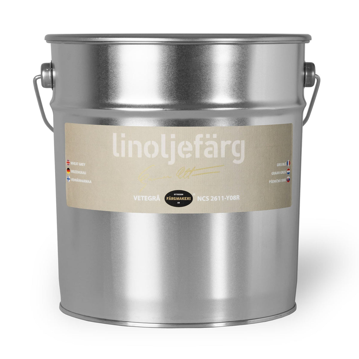 Ottosson linoljefärg - Vetegrå