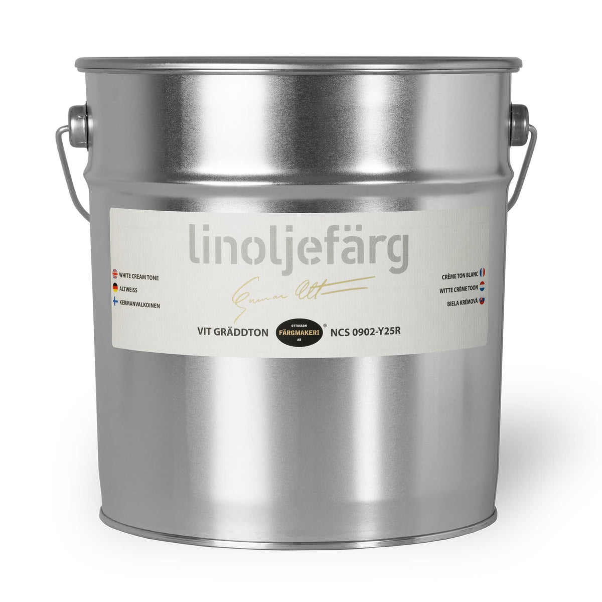 Ottosson linoljefärg - Vit gräddton