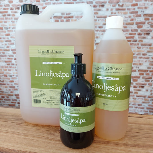 Linoljesåpa mandeldoft