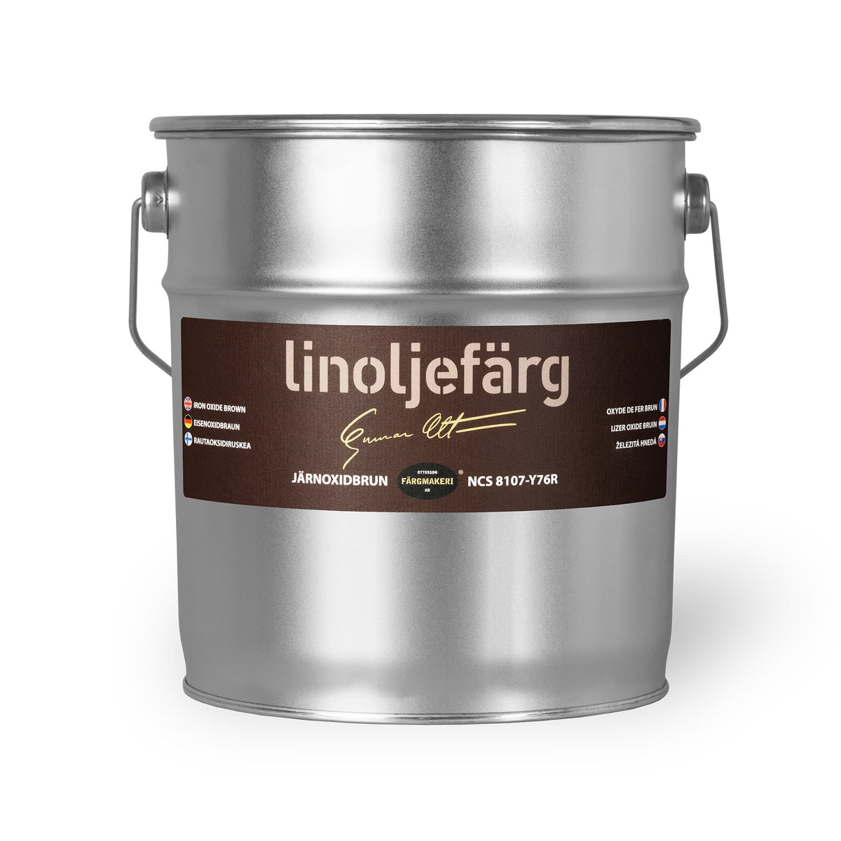 Ottosson linoljefärg - Järnoxidbrun