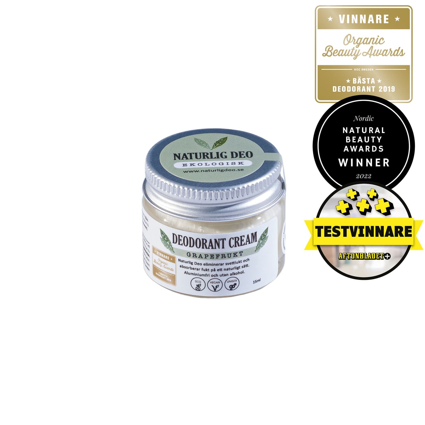 Naturlig deo - alla varianter