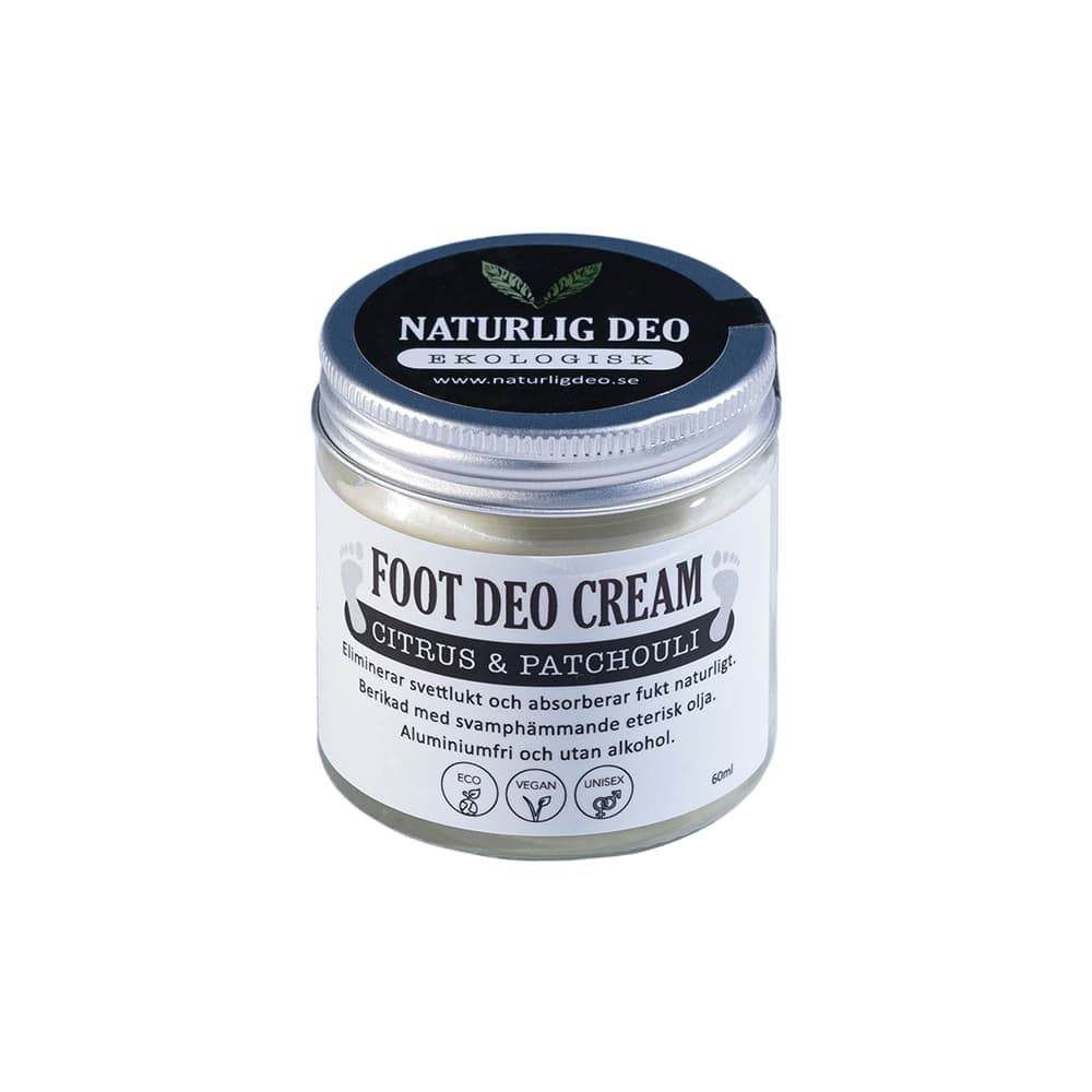 Ekologisk Foot Deo Cream Citrus & Patchouli