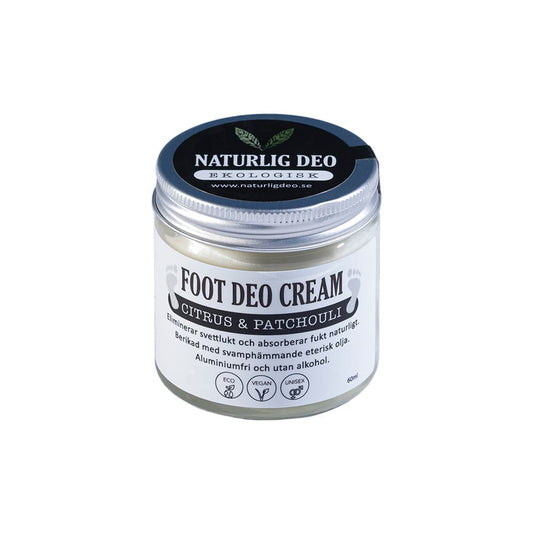 Ekologisk Foot Deo Cream Citrus & Patchouli