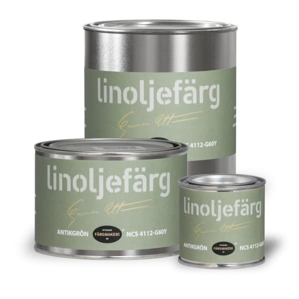 Ottosson linoljefärg - Antikgrön