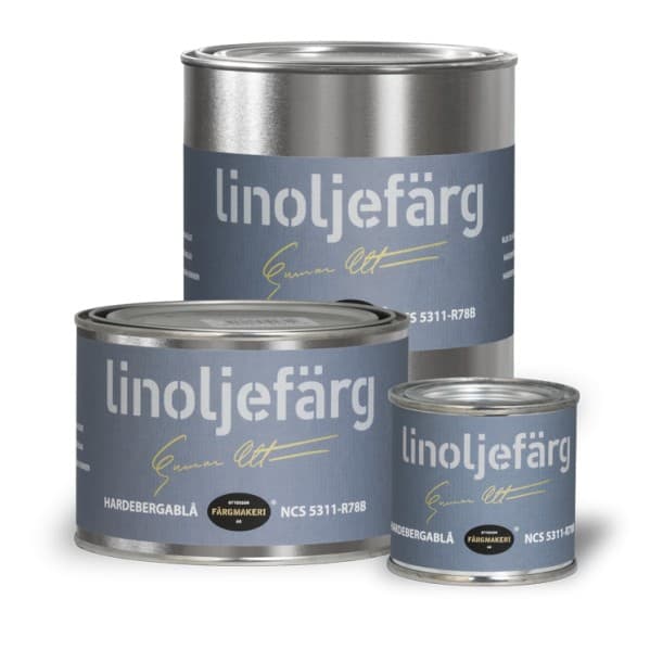 Ottosson linoljefärg - Hardebergablå