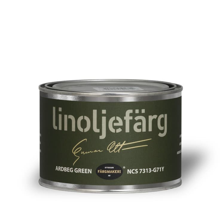 Ottosson linoljefärg - Ardbeg Green