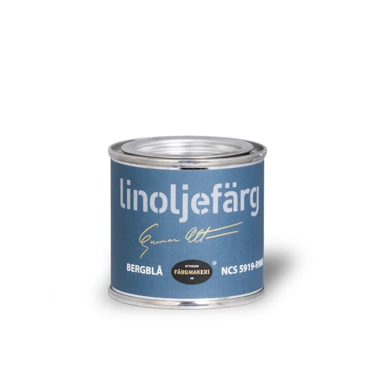 Ottosson linoljefärg - Bergblå