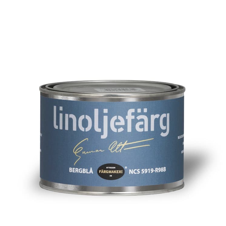 Ottosson linoljefärg - Bergblå