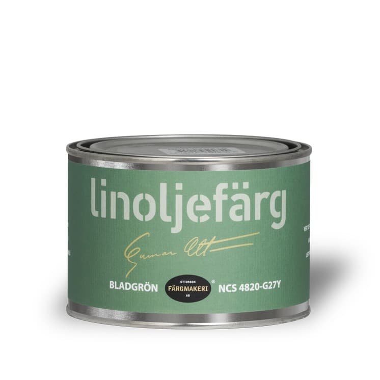 Ottosson linoljefärg - Bladgrön