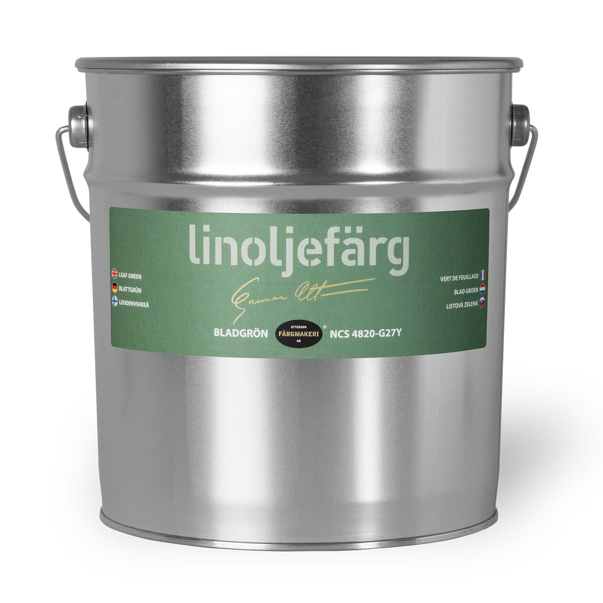 Ottosson linoljefärg - Bladgrön