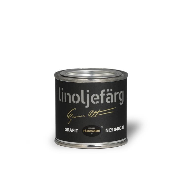 Ottosson linoljefärg - Grafit