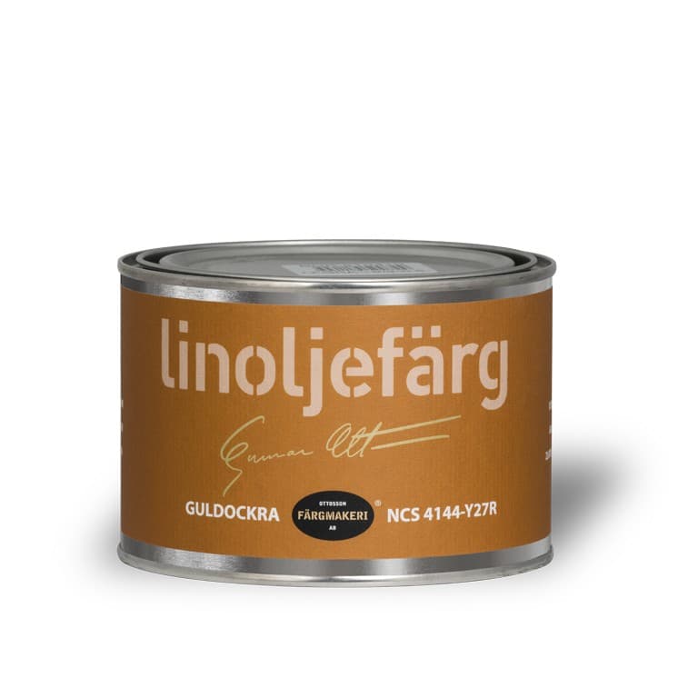 Ottosson linoljefärg - 1A-94 Guldockra