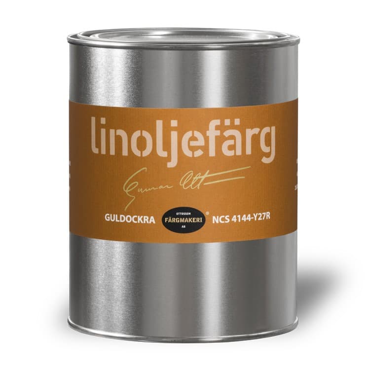 Ottosson linoljefärg - 1A-94 Guldockra