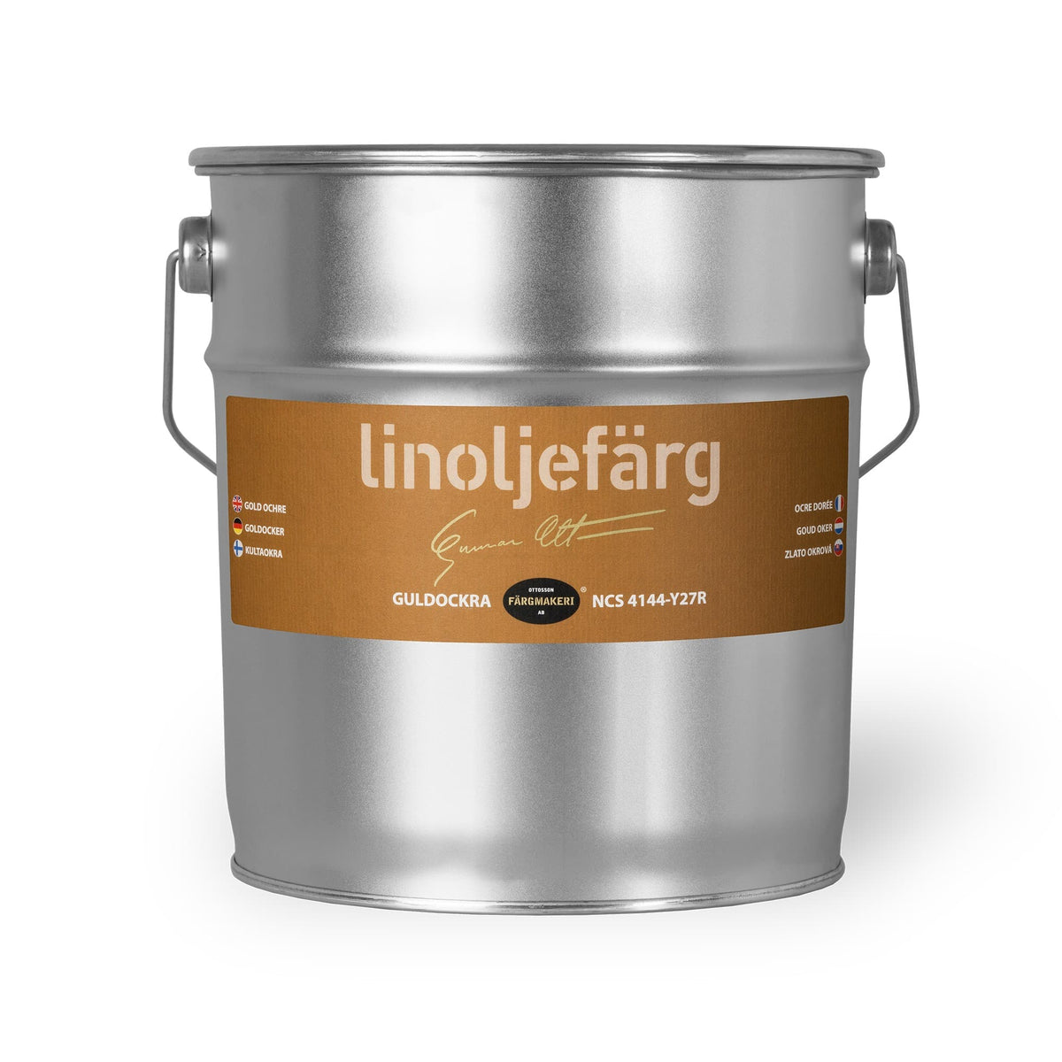 Ottosson linoljefärg - 1A-94 Guldockra