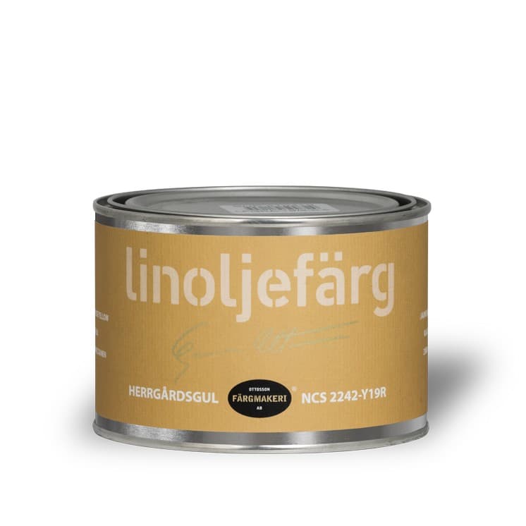 Ottosson linoljefärg - 4A-920 Herrgårdsgul