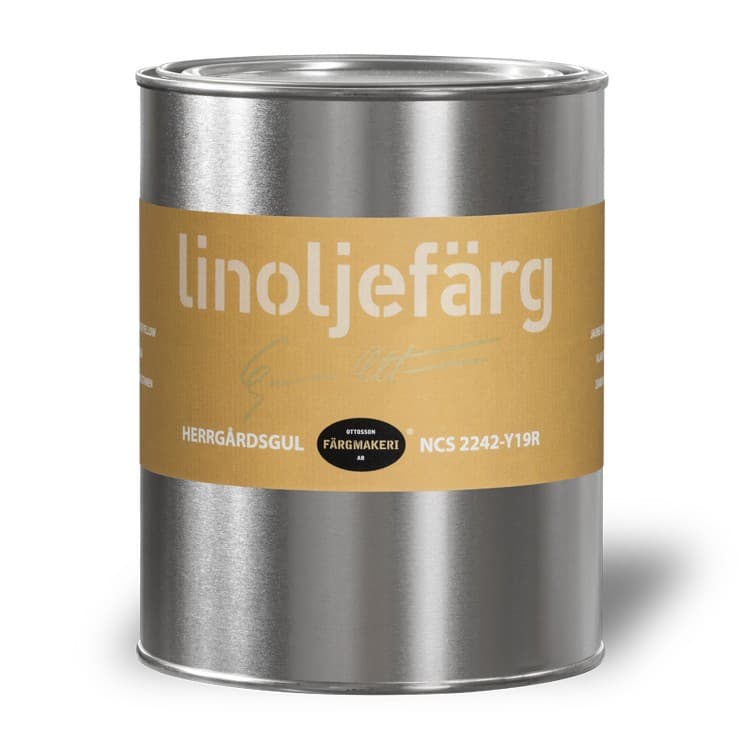 Ottosson linoljefärg - 4A-920 Herrgårdsgul