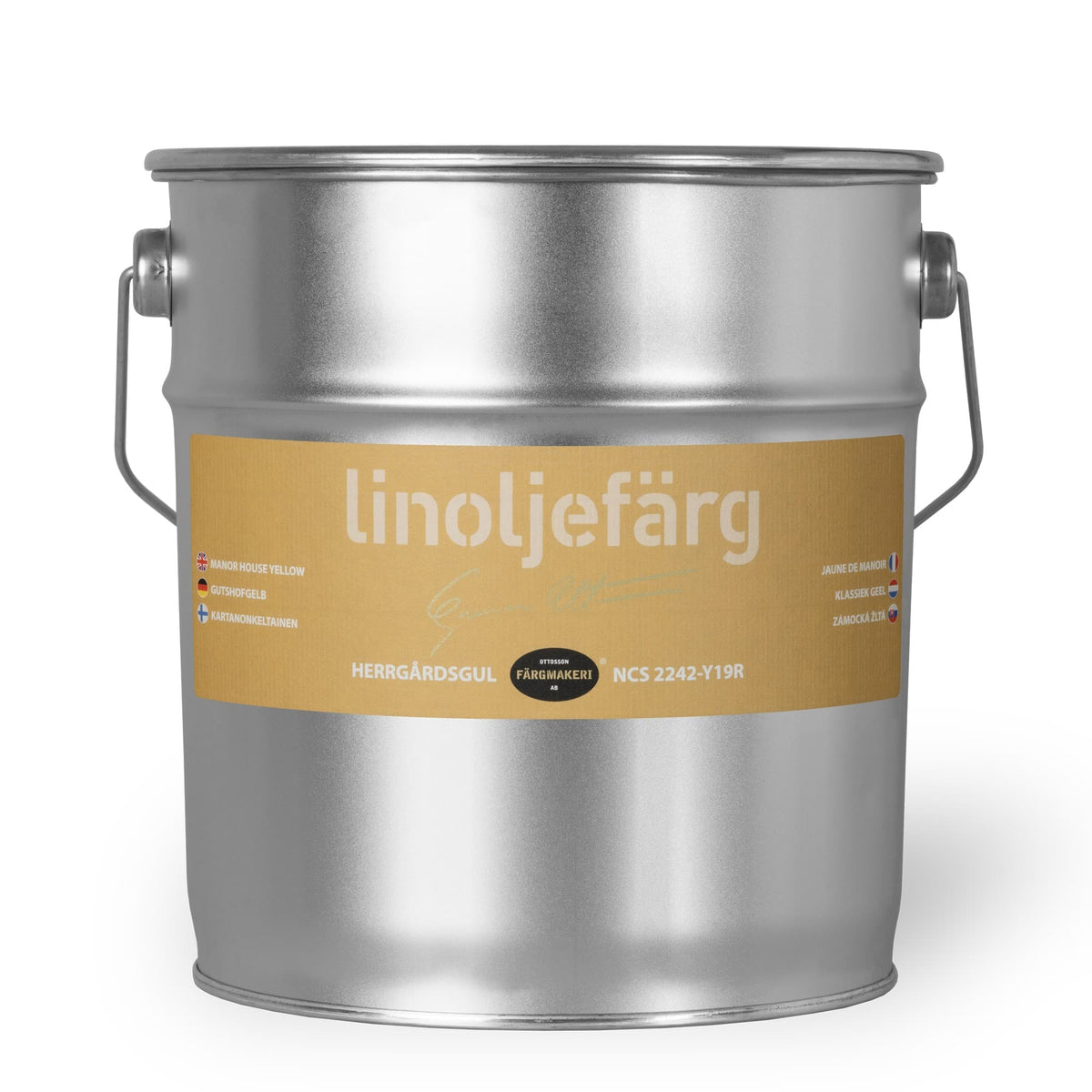 Ottosson linoljefärg - 4A-920 Herrgårdsgul