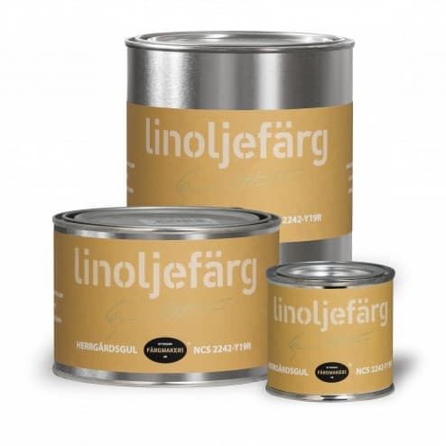 Ottosson linoljefärg - 4A-920 Herrgårdsgul