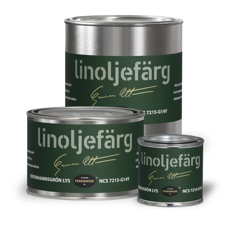 Ottosson linoljefärg - Köpenhamnsgrön LYS