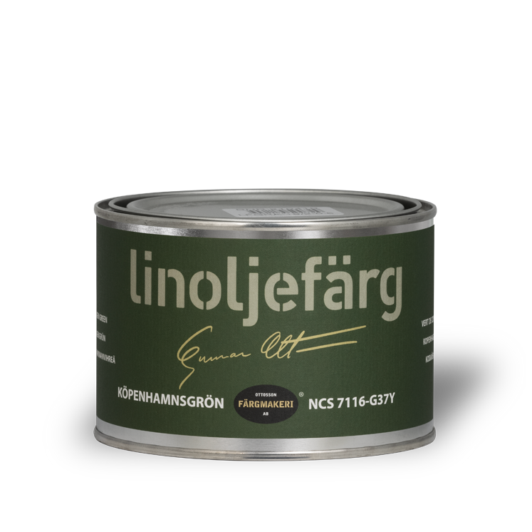 Ottosson linoljefärg - Köpenhamnsgrön
