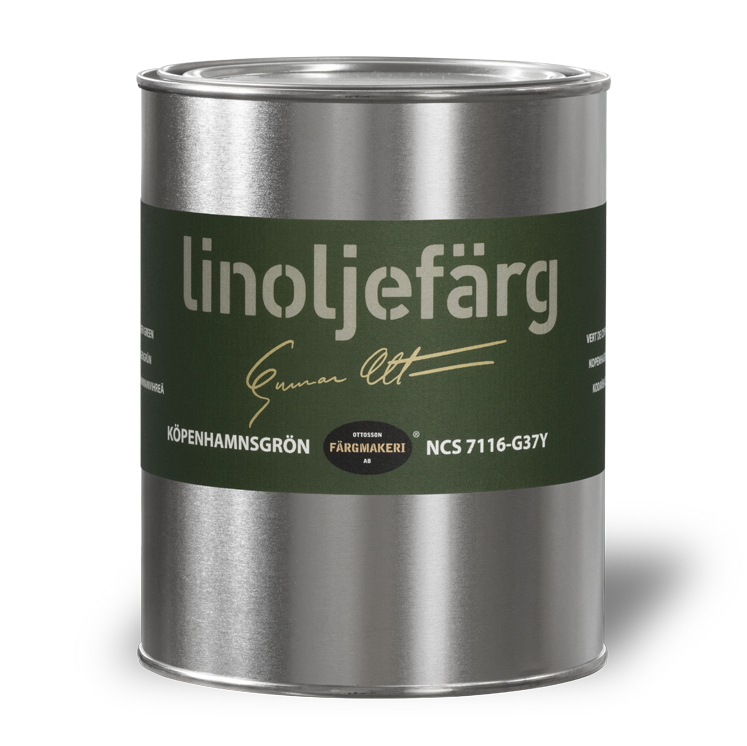 Ottosson linoljefärg - Köpenhamnsgrön