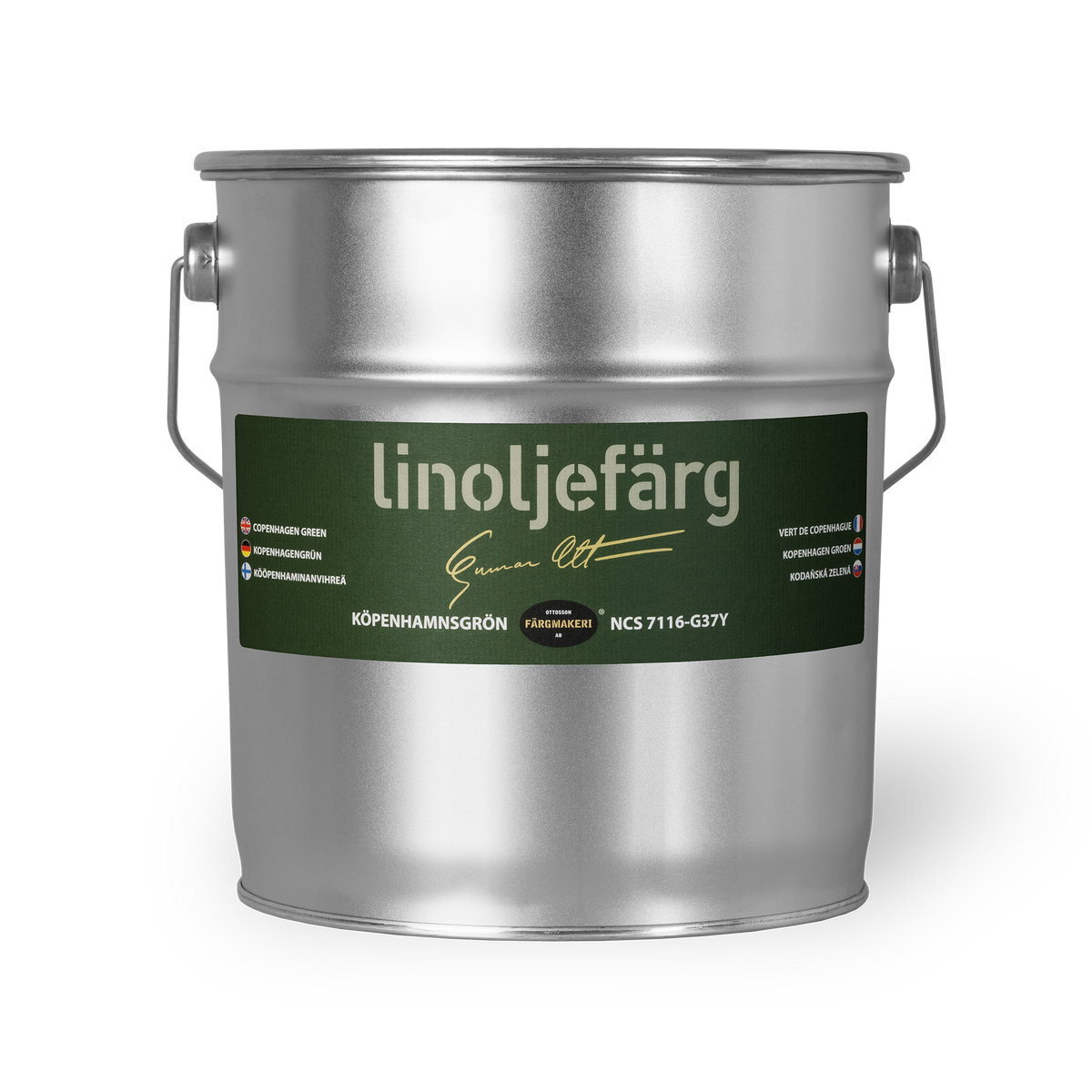 Ottosson linoljefärg - Köpenhamnsgrön
