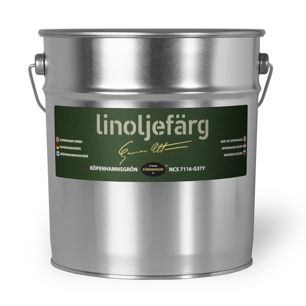 Ottosson linoljefärg - Köpenhamnsgrön