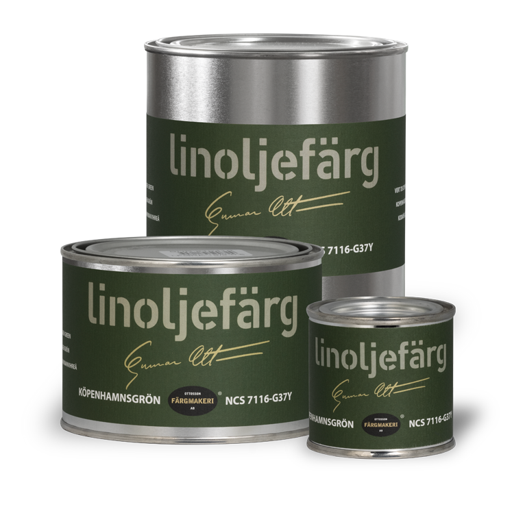 Ottosson linoljefärg - Köpenhamnsgrön