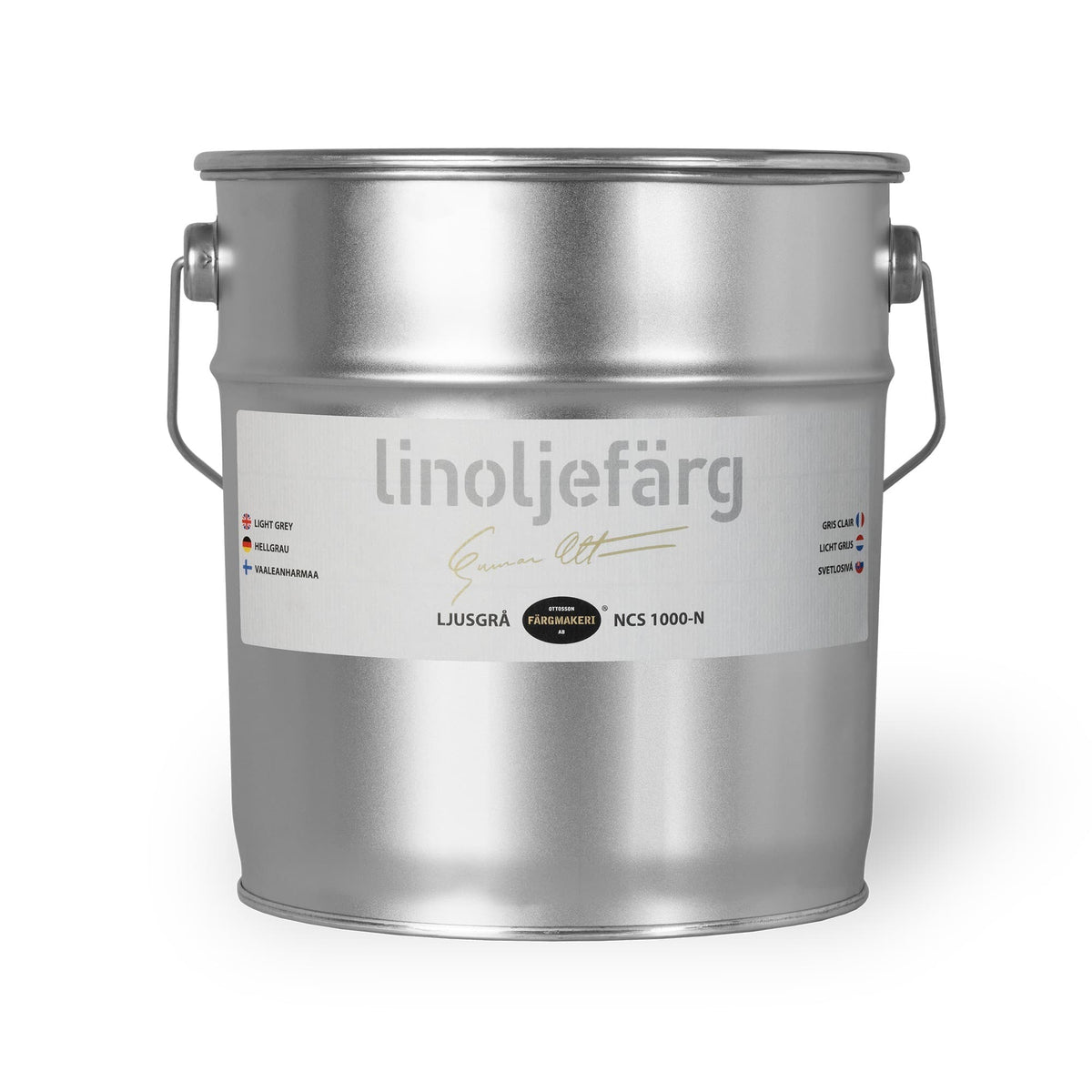 Ottosson linoljefärg - Ljusgrå