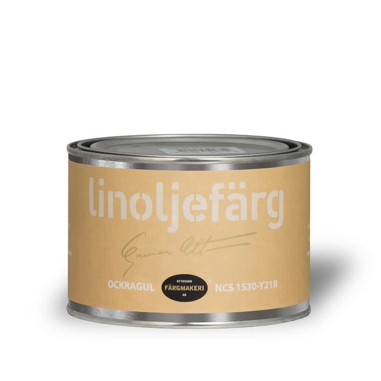 Ottosson linoljefärg - 4A-JOLES Ockragul