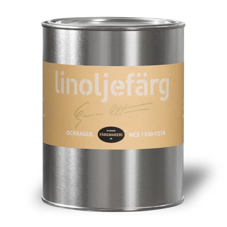 Ottosson linoljefärg - 4A-JOLES Ockragul