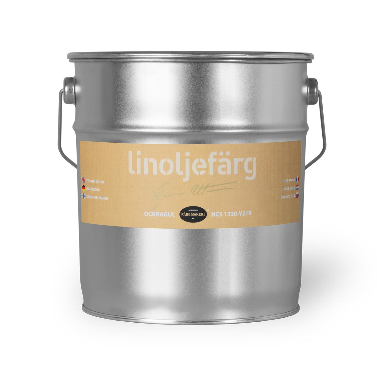 Ottosson linoljefärg - 4A-JOLES Ockragul
