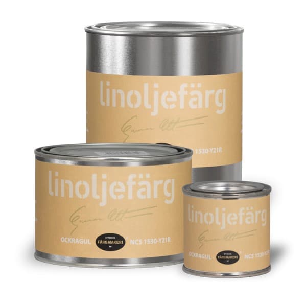 Ottosson linoljefärg - 4A-JOLES Ockragul