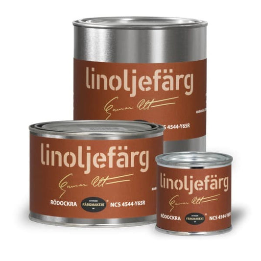 Ottosson linoljefärg - 1A-Abricot Rödockra