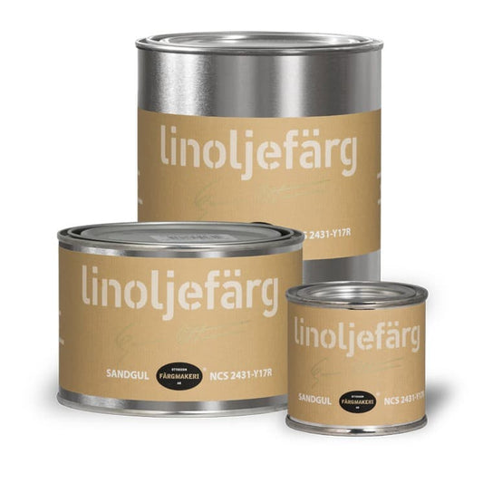 Ottosson linoljefärg - Sandgul