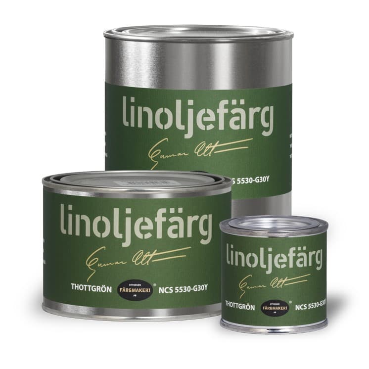 Ottosson linoljefärg - Thottgrön