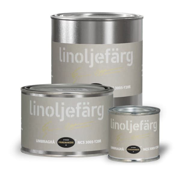 Ottosson linoljefärg - Umbragrå