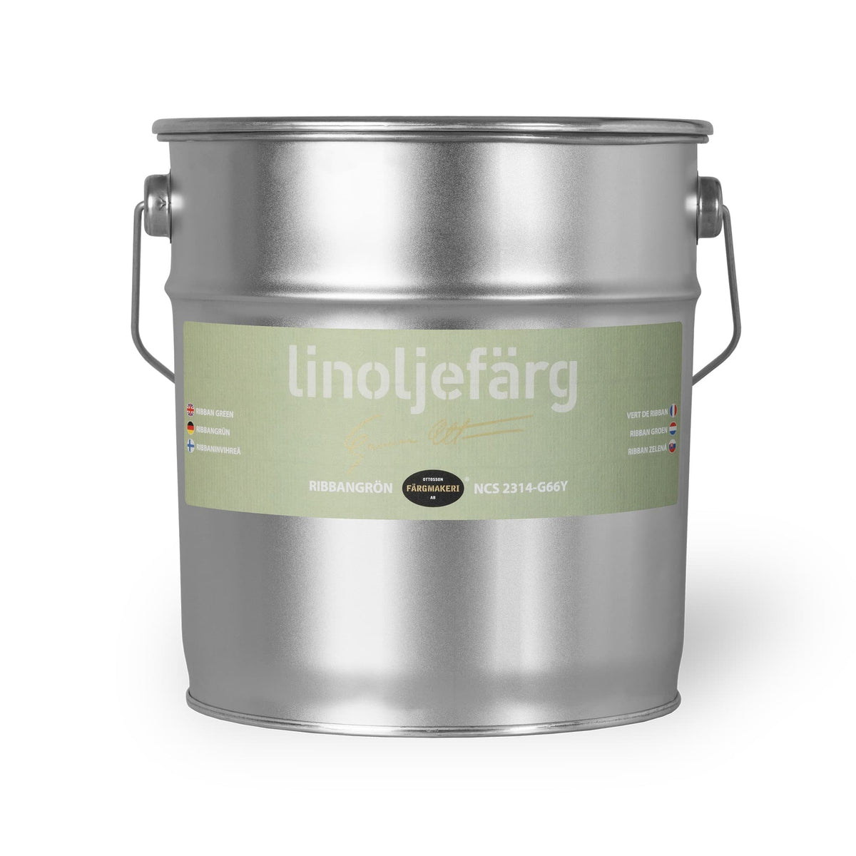 Ottosson linoljefärg - Ribbangrön